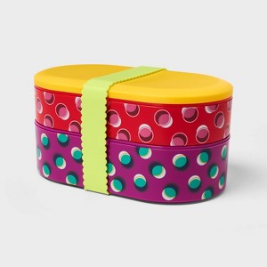 2pk Stacked Lunch Bento Boxes - Tabitha Brown for Target - 1 of 3