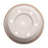Bloem Terra 8" Diameter Round Resin Planter Pot with Pre-Drilled Drainage Holes for Indoor and Outdoor Gardening, Pebblestone Beige - 4 of 4