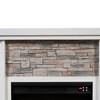 47" Stone Topside Freestanding Electric Fireplace - Festivo - 4 of 4