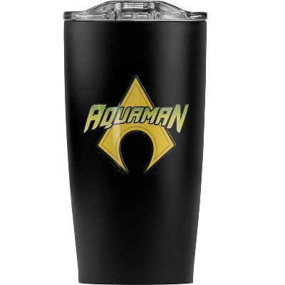 Aquaman Logo Steel Tumbler 20oz Coffee Travel Mug