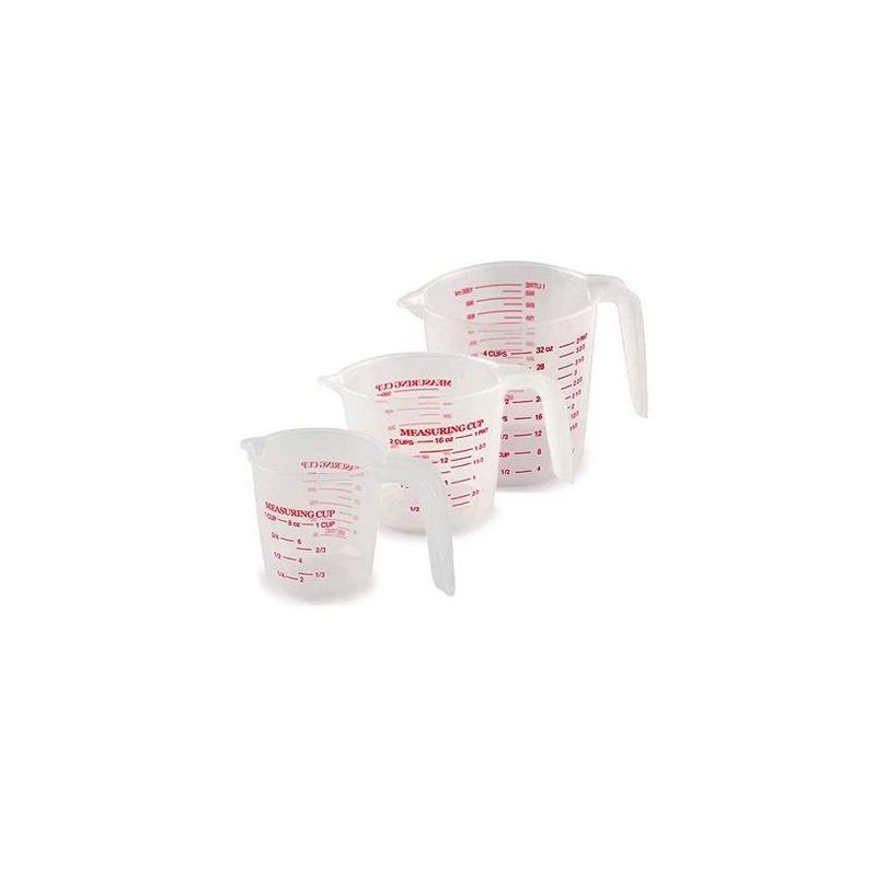 Norpro 4-Cup Capacity Plastic Measuring Cup (12 Pack), 2 of 7