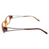 Jones New York J736 Designer Acetate Eye Glasses Frame in Red/Demo Lens 134mm Frame/52mm Lens Width - 2 of 4