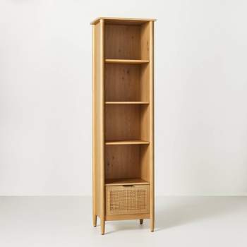 Modular Wood & Cane Entryway Storage Cabinet - Natural - Hearth & Hand™ with Magnolia