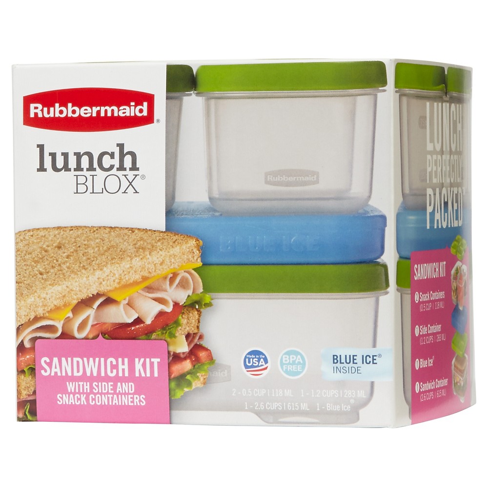 UPC 071691452164 product image for Rubbermaid LunchBlox Sandwich Container Kit | upcitemdb.com