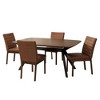 5-Piece Dining Set with Kitchen Table and 4 Upholstered Chairs - 2 of 4