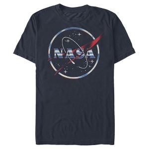 Men's NASA 80s Space Station Logo T-Shirt - 1 of 4