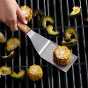 Metal Spatula for Cast Iron Skillet,Stainless Steel Turner Flipper - 2 of 4
