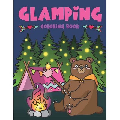 Glamping Coloring Book - by  Nyx Spectrum (Paperback)