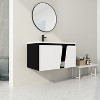 Vynxaria 36' Floating Wall-Mounted Bathroom Vanity With Single Sink,& Soft-Close Cabinet Door - 2 of 4