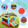 HOMDOX 148 x 106 x 76" Inflatable Bounce House with 470W Blower, Compact Inflatable Bounce Castle with Double Slide, Basketball Hoop for Kids 3-10 - 4 of 4