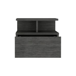 Cesicia 12"H Floating Nightstand with Single Drawer, Wall Mounted - 1 of 4
