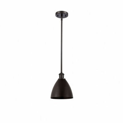 Metal Bristol - 1 Light Pendant In Industrial Style-9.25 Inches Tall and 7.5 Inches Wide
