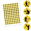 Big Dot of Happiness Grand Slam - Fastpitch Softball - Party Round Candy Sticker Favors - Labels Fits Chocolate Candy (1 sheet of 108) - 2 of 4