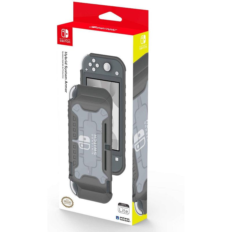 Hori Nintendo Switch Lite Hybrid System Armor - Gray, 1 of 7