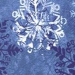 royal navy textured snowflake