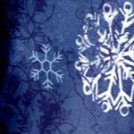royal navy textured snowflake