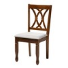 Baxton Studio Maya Modern Fabric and Wood Dining Set - 3 of 4
