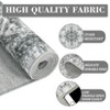 Area Rug 5x7 Washable Vintage Carpet for Office Soft Retro Low Pile Thin Rug Non Slip Oriental Medallion Floor Cover for Bedroom Dining Room - 4 of 4