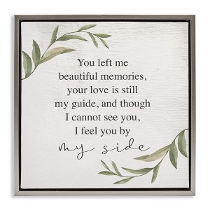 Stupell Industries Grieving Inspirational Heartfelt Phrase, 18" x 18" - 1 of 4