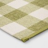 2'x3' Washable Plaid Gingham Harvest Scatter Woven Accent Rug Green - Room Essentials™ - 3 of 4