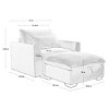 Corduroy Sofa Couch,Modular Sofa With Storage Ottoman,Deep Seat Couch,Sofa Couch For Living Room,Apartment-Cuddlewood - 4 of 4