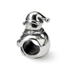 Black Bow Jewelry Sterling Silver Classic Snowman Bead Charm - 2 of 4