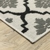 Oriental Weavers Torrey 5562E Light Grey/ Black Indoor/Outdoor Area Rug - 9'10" x 12'10" - 2 of 4