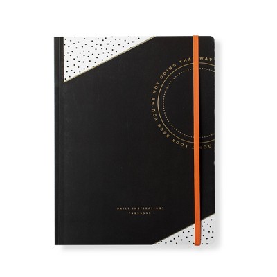 Ruled Composition Journal with Elastic Closure Don't Look Back - FRINGE