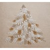 Saro Lifestyle Beaded Christmas Tree Dining Table Runner, 16"x72", Gold - 3 of 4
