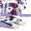 Women's Fuzzy Cozy Fleece Blanket Hoodie Sweatshirt, Super Soft Suggly Wearable Blanket Hoodie Woman, Gift for Her Him - Catalonia - 3 of 4
