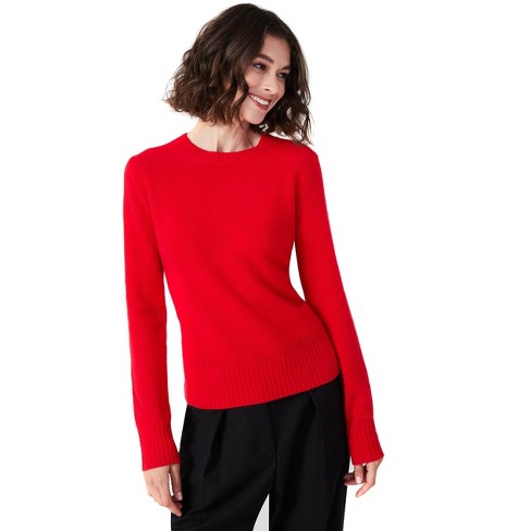 Style Republic 100% Pure Cashmere V-Neck Women's Sweater