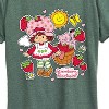 Women's - Strawberry Shortcake - Vintage Stickers Style Short Sleeve Graphic T-Shirt - 2 of 4