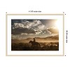 Amanti Art Cowboy By Day and Night I by PHBurchett Wood Framed Wall Art Print - 4 of 4