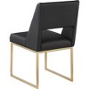 Meridian Furniture,Jayce Vegan Leather Dining Chair, Set of 2 - 2 of 4