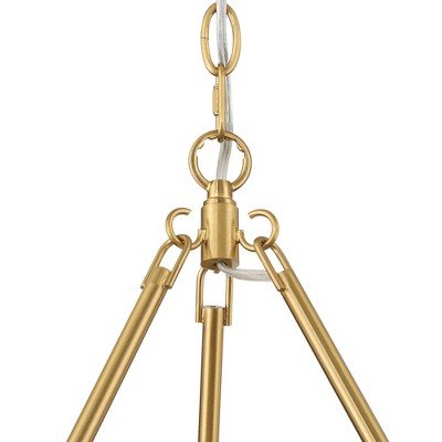 Gold Floral Crystal Semi Flush Mount LED Ceiling Light