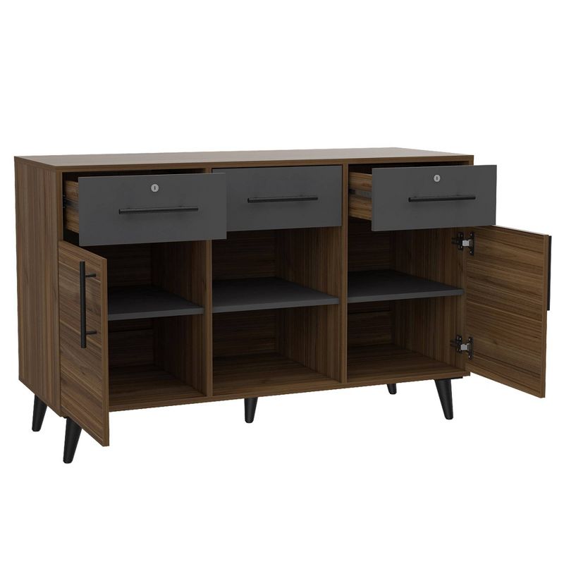 Lindon File Console Table Brown - RST Brands, 4 of 9