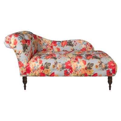 Custom Upholstered Tufted Chaise - Skyline Furniture