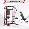 Power Cage Home Rack, Multi-Function Free Weight Gym Workout Machine - 4 of 4