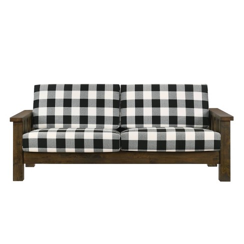 Gingham sofa deals