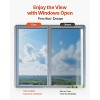 Angel Sar Window Screen Mesh 100 ft x 48 in, Fiberglass Screen Replacement Roll, 18x16 Fine Mesh for Windows, Patio, Porch, DIY Installation - 2 of 4