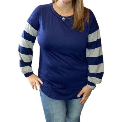 Women's Long Sleeve Fashion Top - honeyme