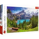 Trefl Lake Oeschinen Alps Switzerland Jigsaw Puzzle - 1500pc