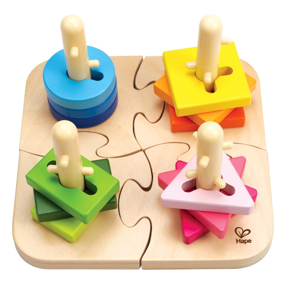 EAN 6943478002586 - Hape Creative Toddler Wooden Peg Puzzle, L: 7.8, W ...