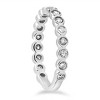 Pompeii3 1/2ct Bezel Stackable Diamond Ring 14K White Gold - 2 of 4