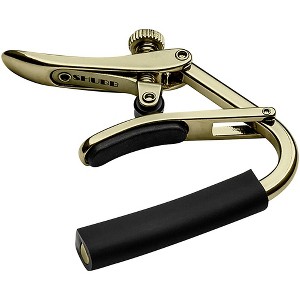 Shubb Capo Royale Series C4G Capo For 7.25" Radius Fretboard Guitar, Gold Finish - 1 of 1