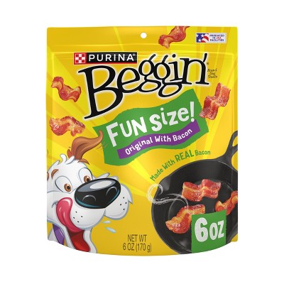 Purina Beggin' Small Breed Original Bacon and Pork Flavor Chewy Dog Treats - 6oz