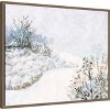 Amanti Art Frozen River Study II by Victoria Borges Canvas Wall Art Print Framed 28-in. W x 23-in. H. - 2 of 4