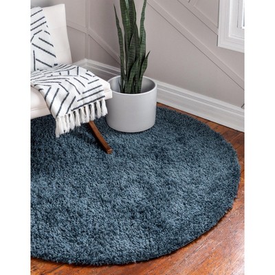 Unique Loom Davos Shag Solid Indoor Woven Area Rug