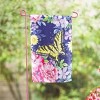 Evergreen Midnight Butterfly Garden Flag 12.5 x 18 Inches Indoor Outdoor Decor - 2 of 3