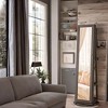 360 Swivel Jewelry Cabinet, Mirror Jewelry Cabinet, Over-the-Door Organizer with Jewelry Storage Interior Mirror, Jewelry Armoire, Gift Idea - 2 of 4